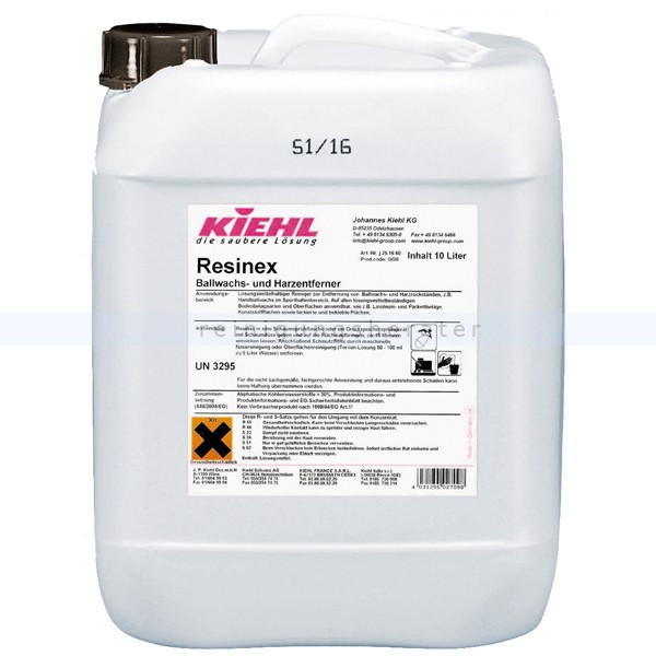 Image of Resinex gyanta- és labdaviasz eltávolító, 10l