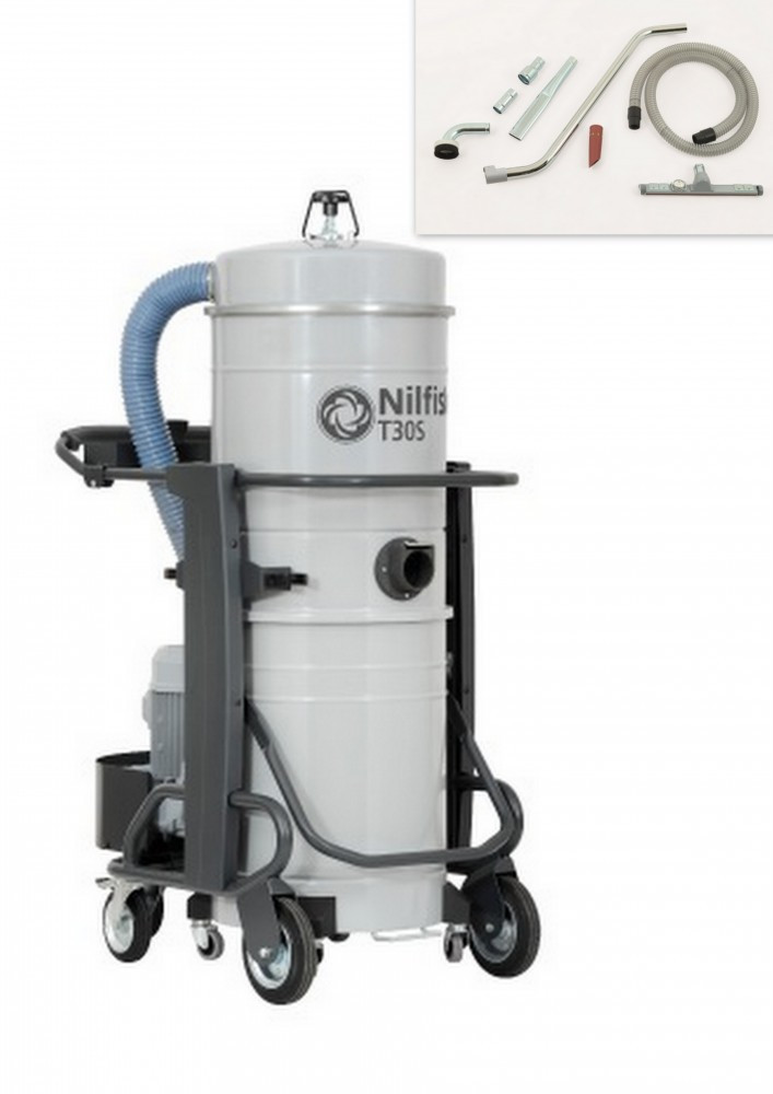 Image of Nilfisk T30 L50 háromfázisú ipari por- és vízszívó