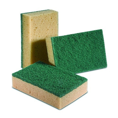 Image of Ready System Dörzsis szivacs, zöld-barna