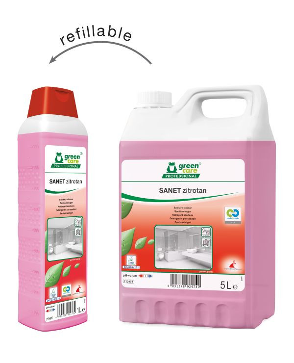 Image of Tana SANET Zitrotan citromsavas szanitertisztító, green care, 5 l